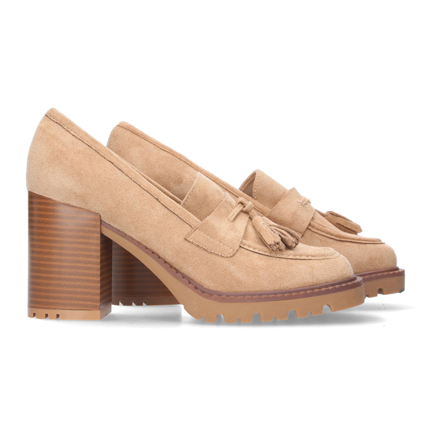 Mocasin de tacon para Mujer Comodo con