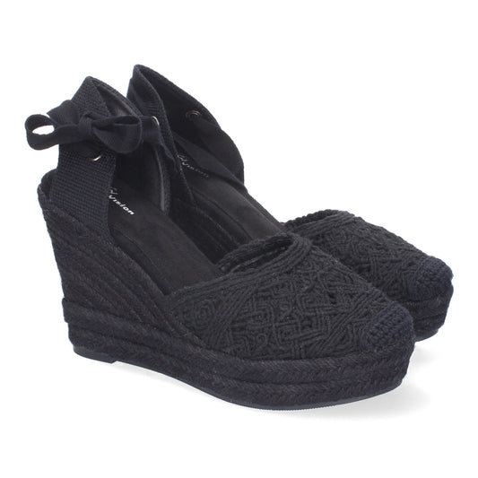 Sandalia de cuña de Yute para Mujer  Comodas y Ele