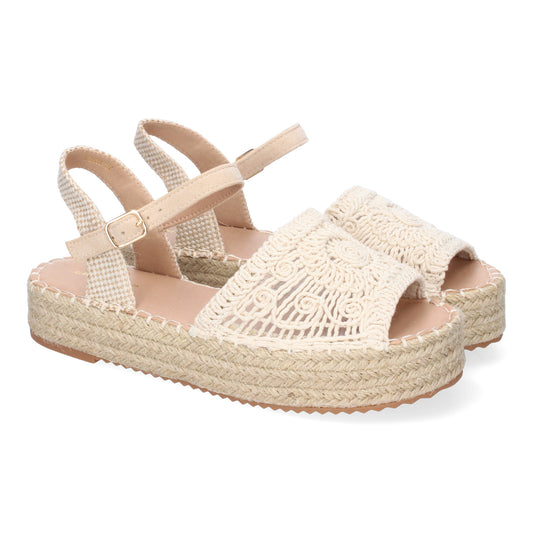 Sandalia de Plataforma para Mujer  Comoda  Forrada