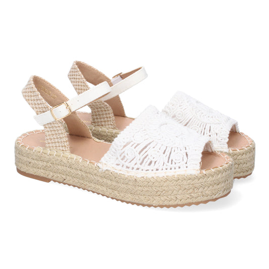 Sandalia de Plataforma para Mujer  Comoda  Forrada