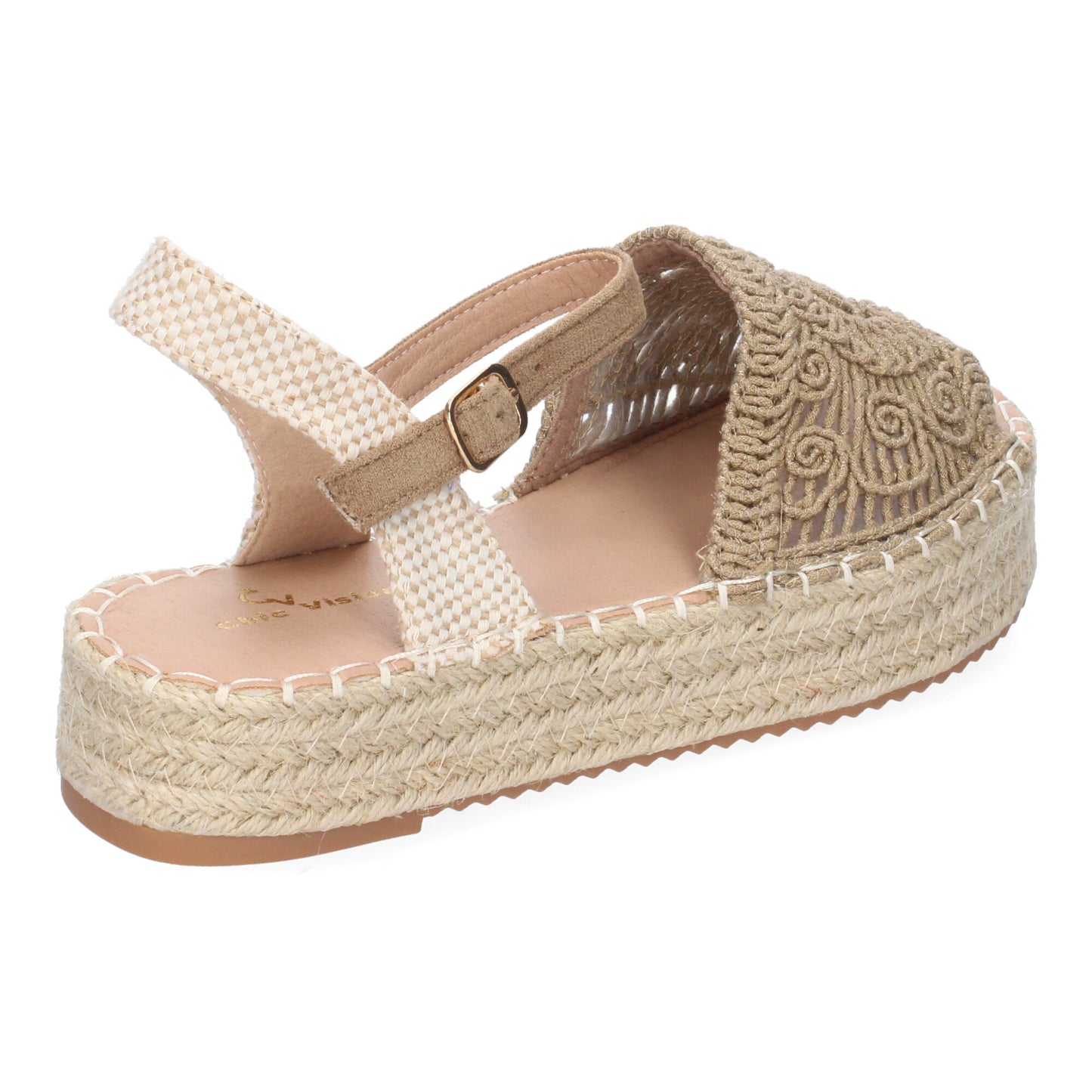 Sandalia de Plataforma para Mujer  Comoda  Forrada