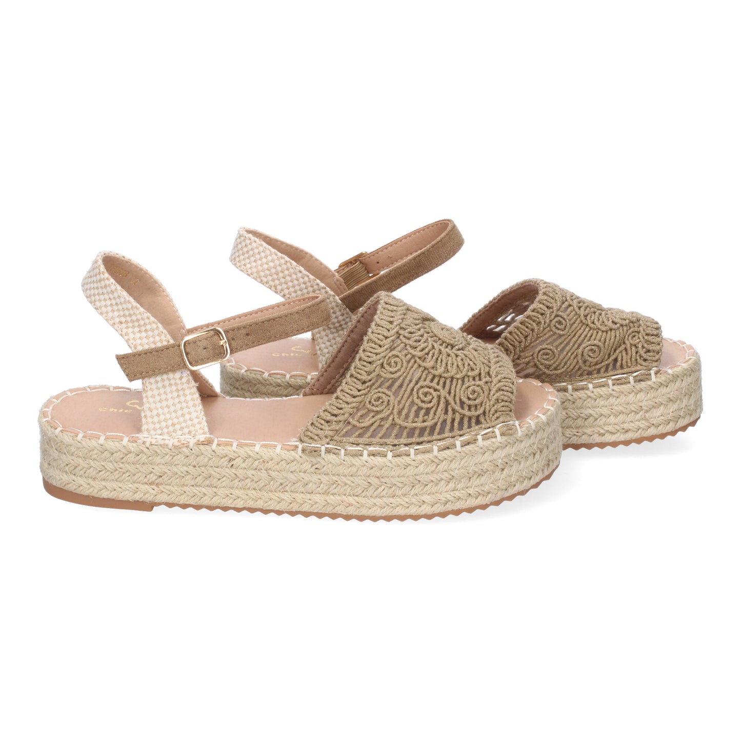 Sandalia de Plataforma para Mujer  Comoda  Forrada