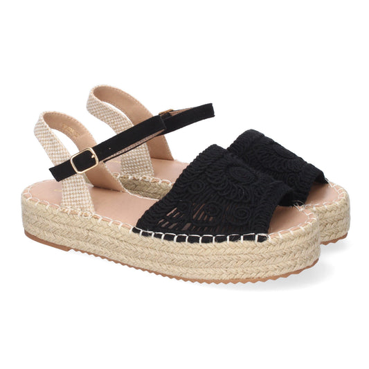 Sandalia de Plataforma para Mujer  Comoda  Forrada