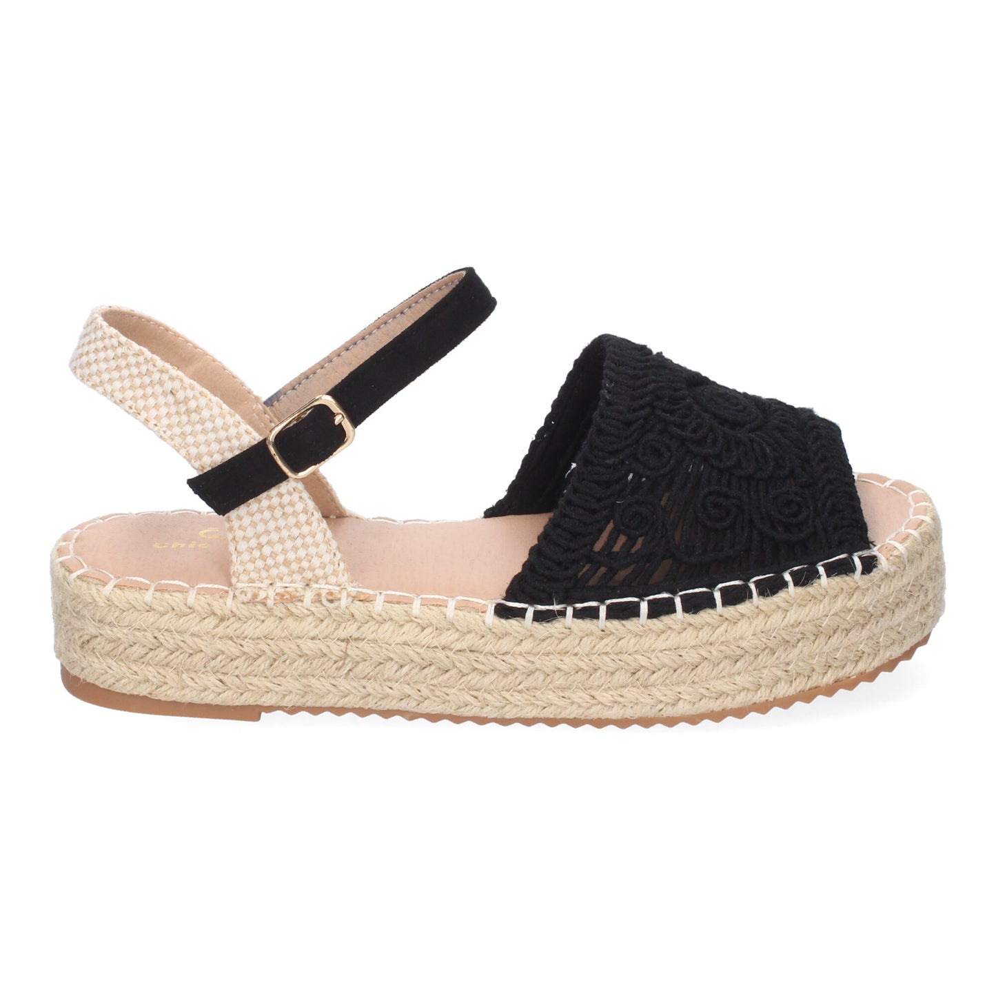 Sandalia de Plataforma para Mujer  Comoda  Forrada