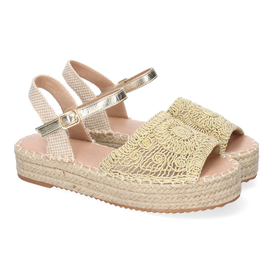 Sandalia de Plataforma para Mujer  Comoda  Forrada