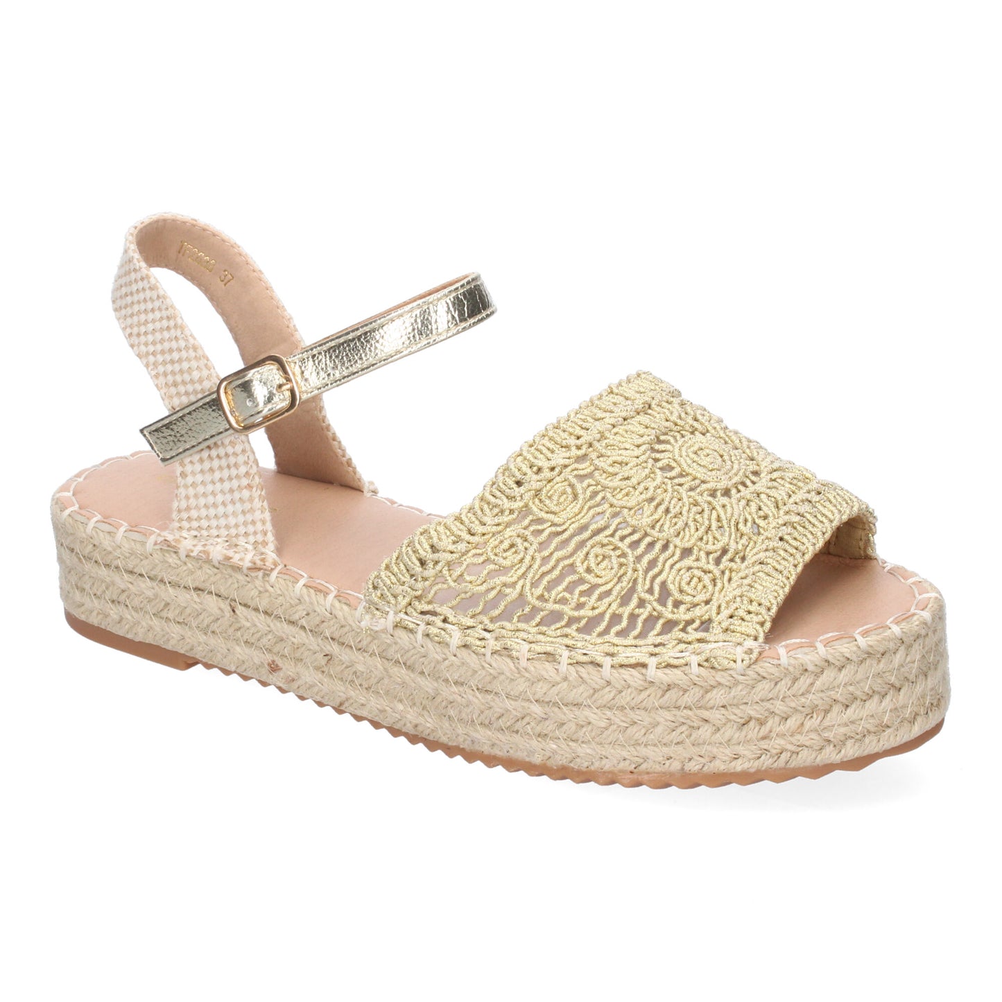 Sandalia de Plataforma para Mujer  Comoda  Forrada