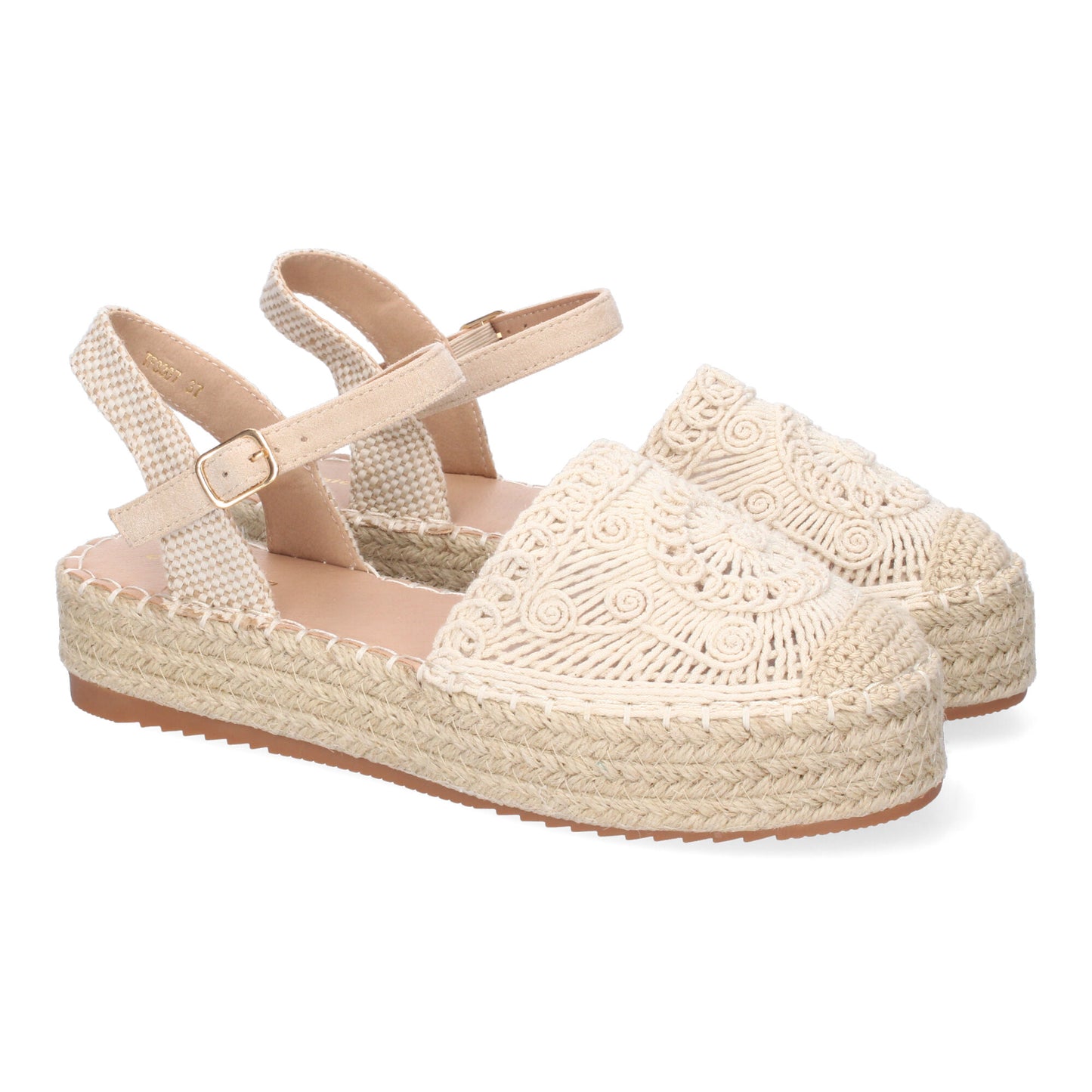 Sandalia de Plataforma para Mujer  Comoda  Forrada