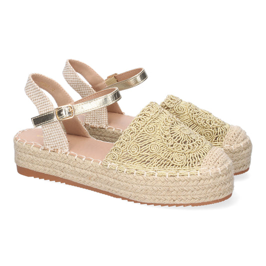 Sandalia de Plataforma para Mujer  Comoda  Forrada