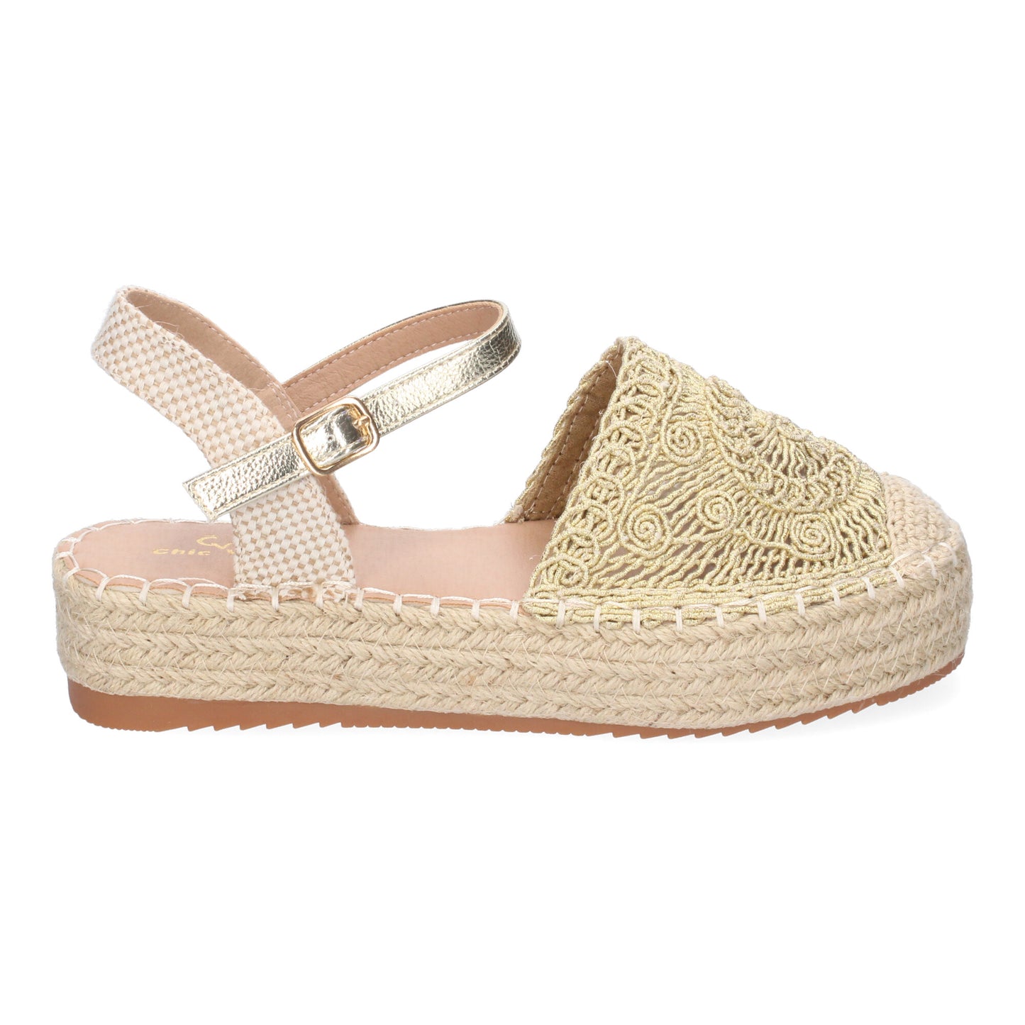 Sandalia de Plataforma para Mujer  Comoda  Forrada