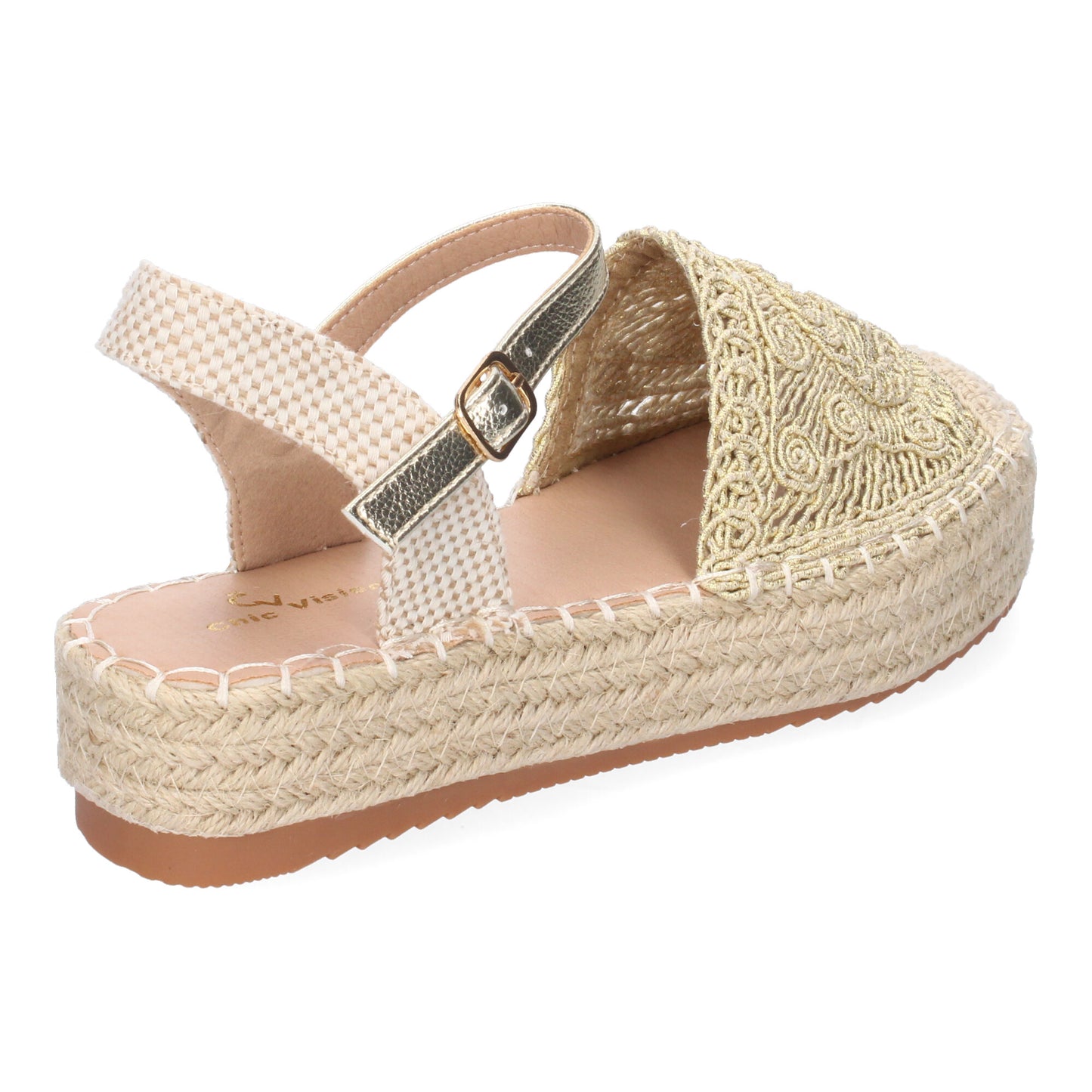 Sandalia de Plataforma para Mujer  Comoda  Forrada