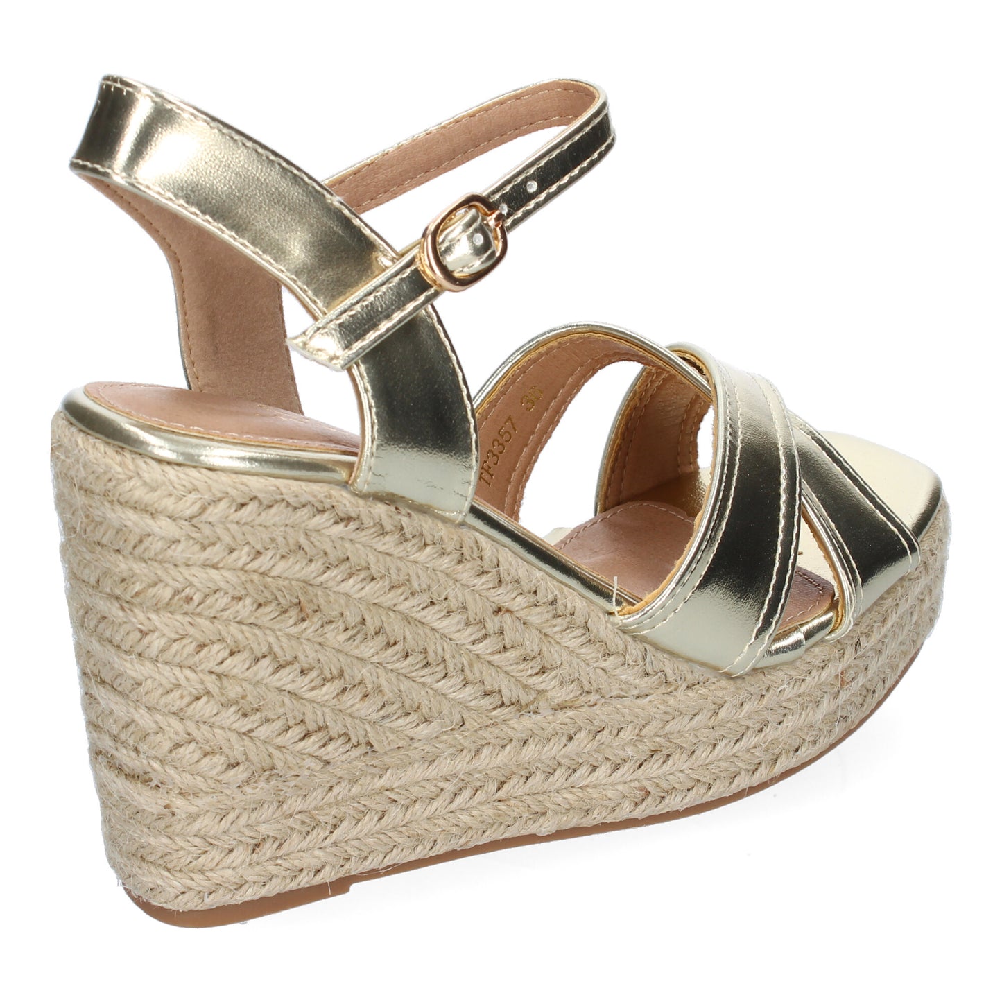 Sandalia de cuña de Yute para Mujer  diseño Modern