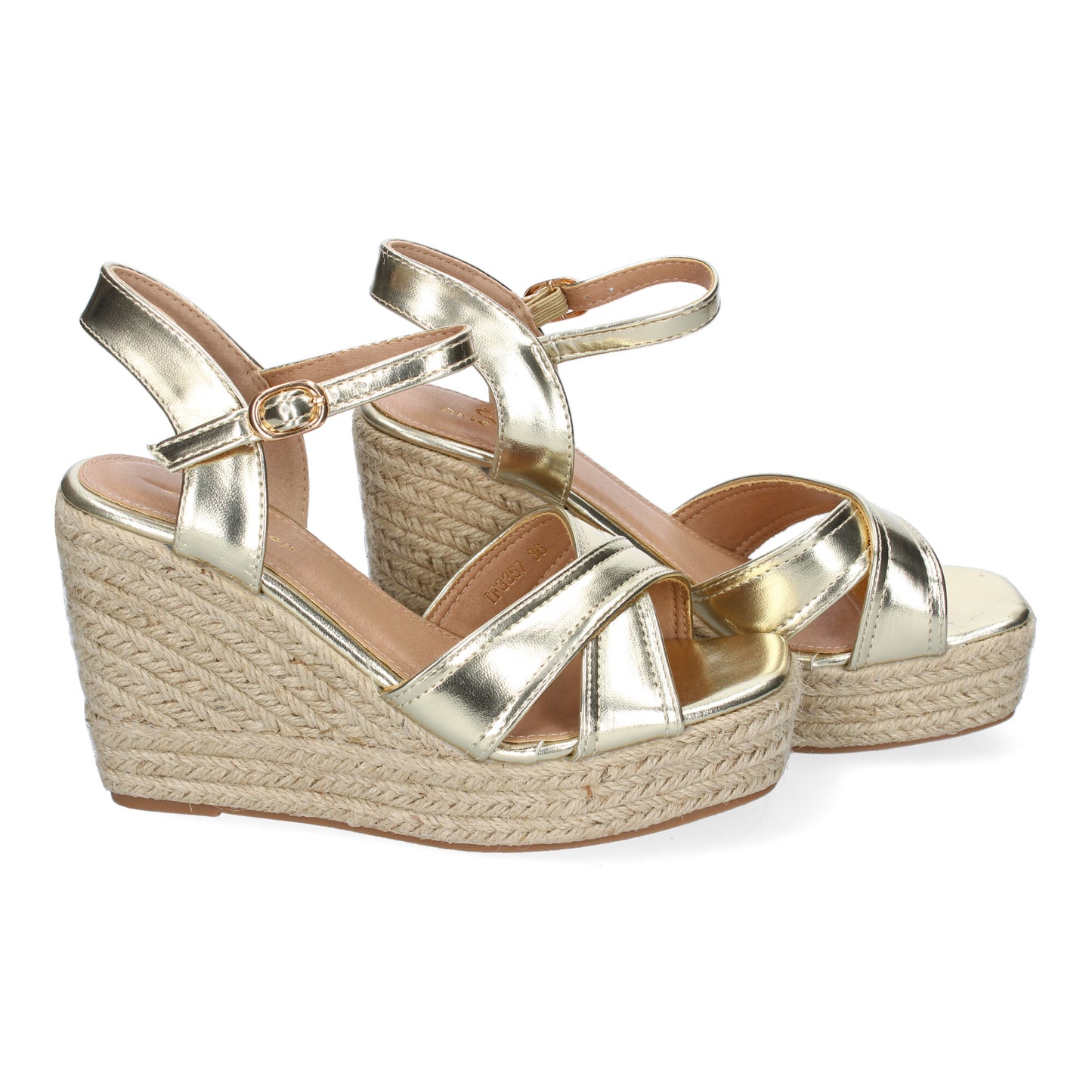 Sandalia de cuña de Yute para Mujer  diseño Modern