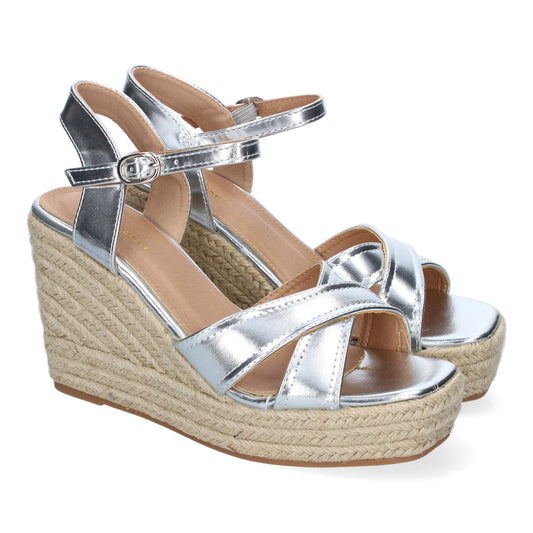 Sandalia de cuña de Yute para Mujer  diseño Modern