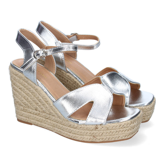 Sandalia de cuña de Yute para Mujer  diseño Modern