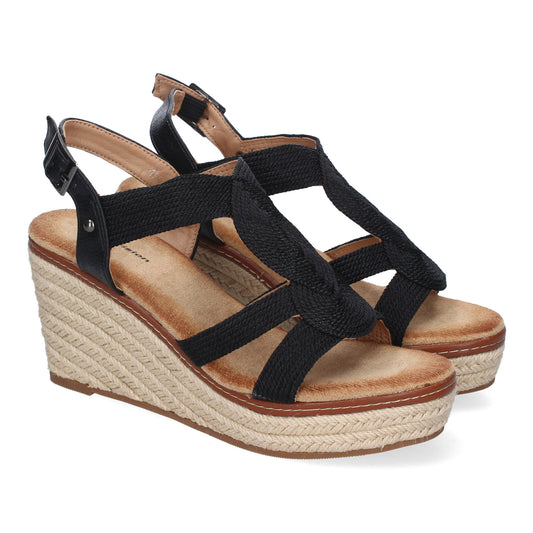 Sandalia de cuña de Yute para Mujer  Comodas y Ele