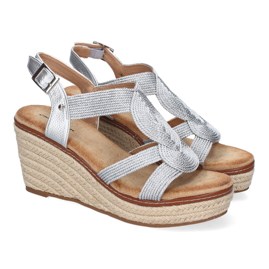 Sandalia de cuña de Yute para Mujer  Comodas y Ele