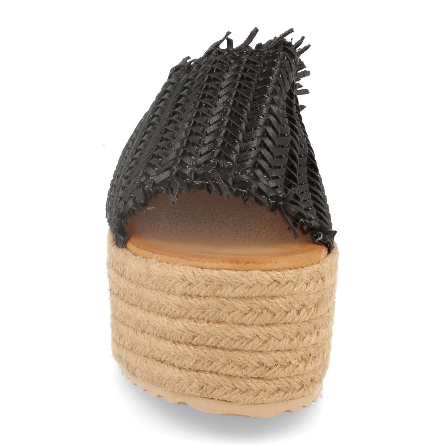 Sandalia de Plataforma con Yute Pala de