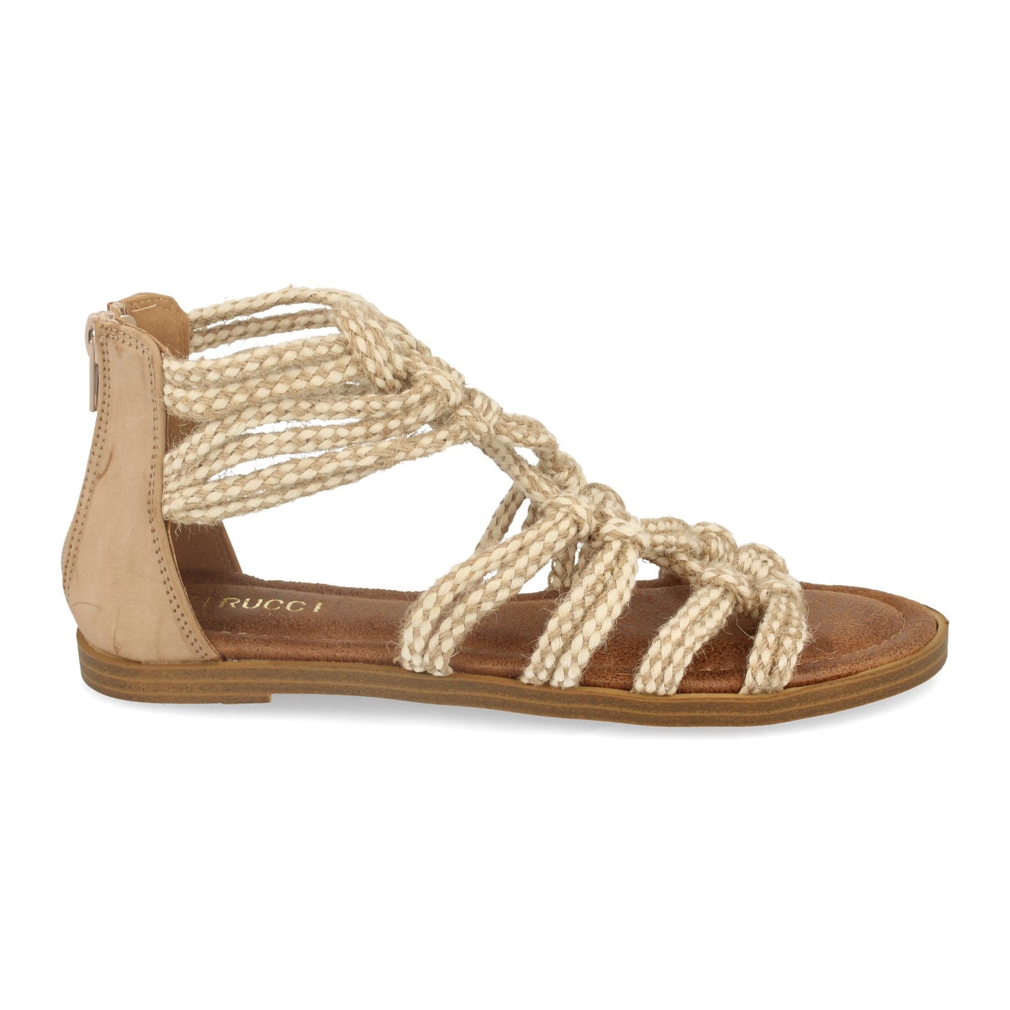 Sandalia de Cuerda Plana para Mujer Es