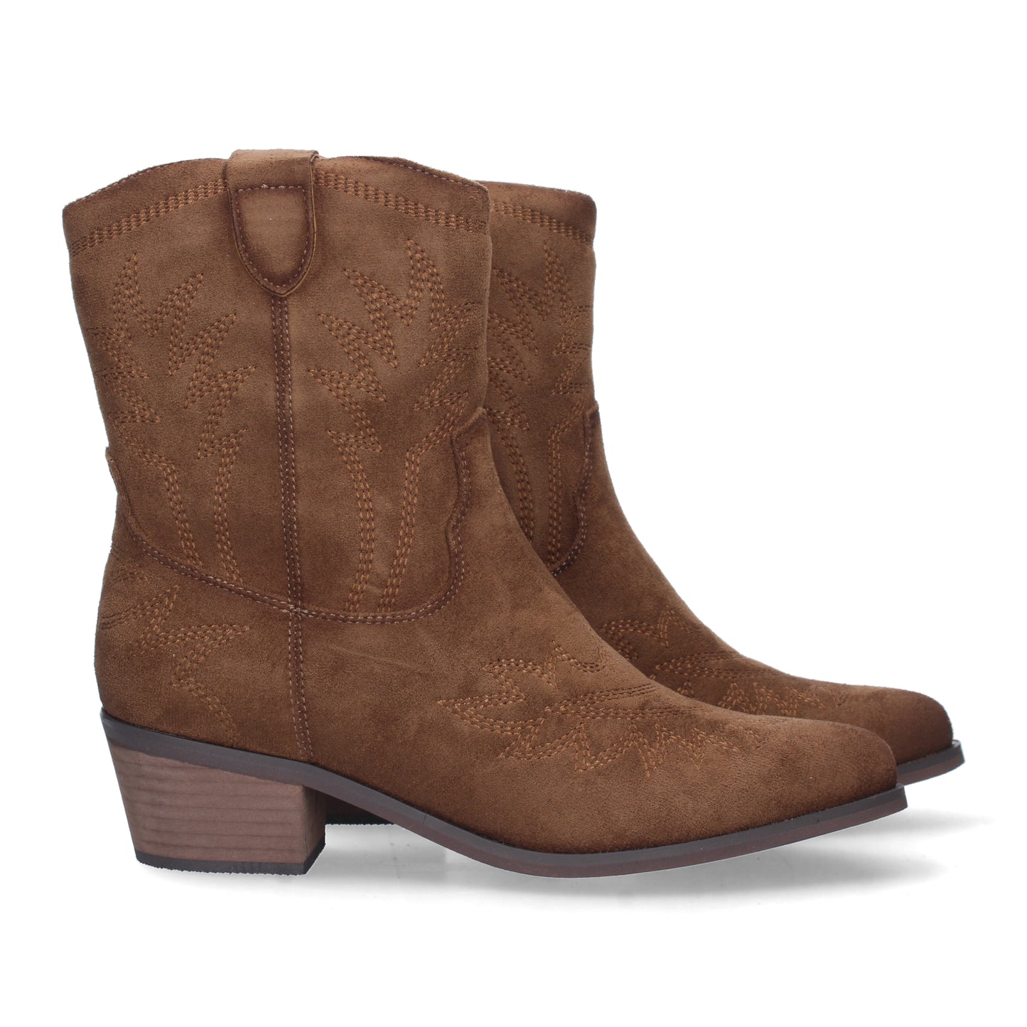 Botín para mujer con adorno en la caña