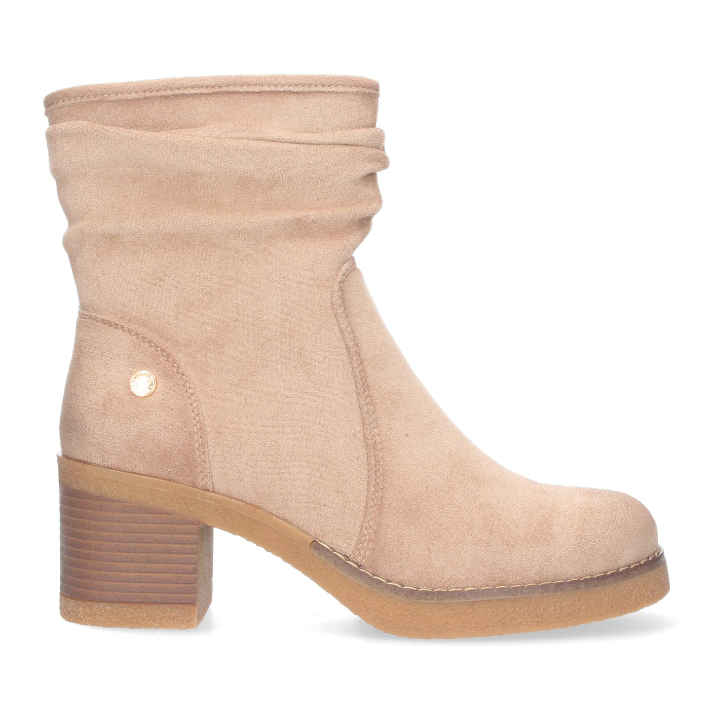 Botin como para mujer  cañaarrugada y d