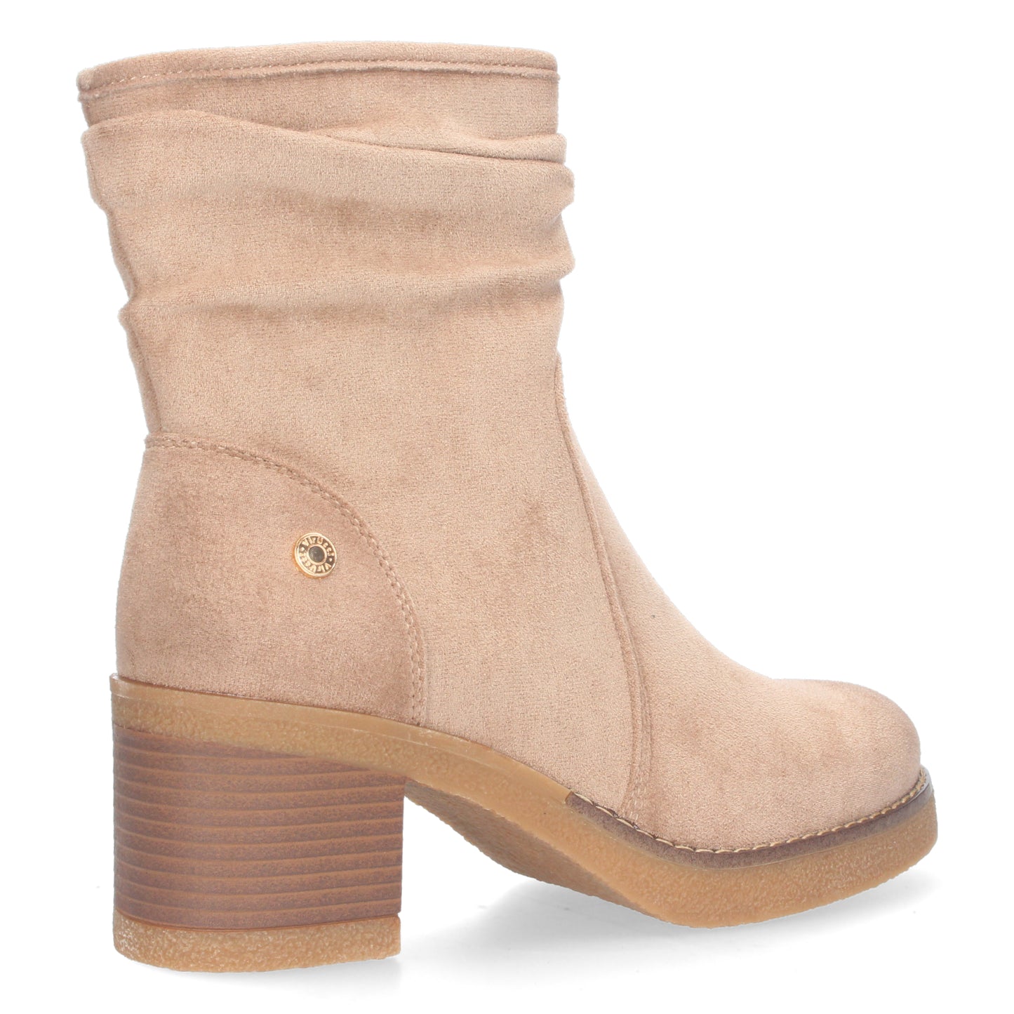 Botin como para mujer  cañaarrugada y d