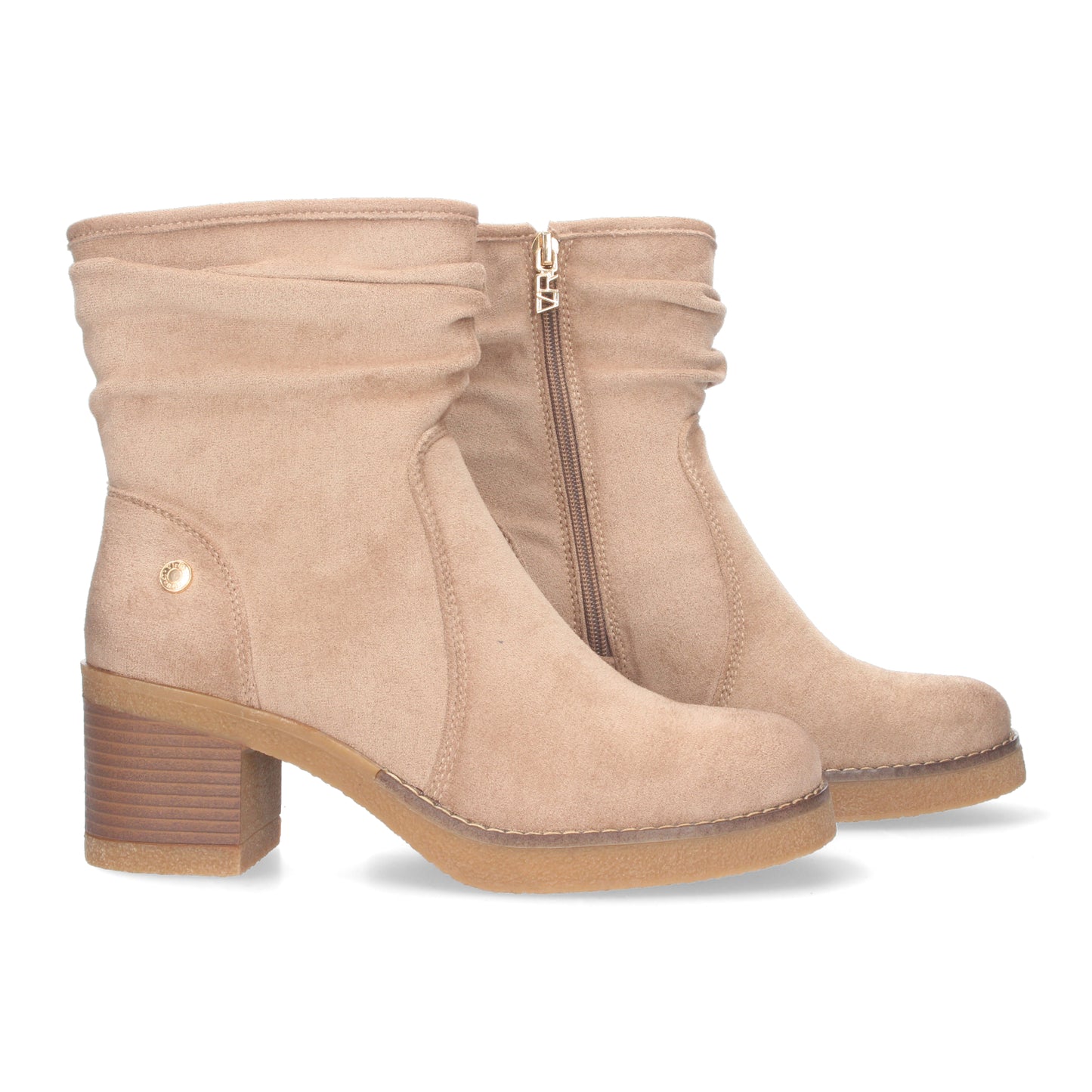 Botin como para mujer  cañaarrugada y d