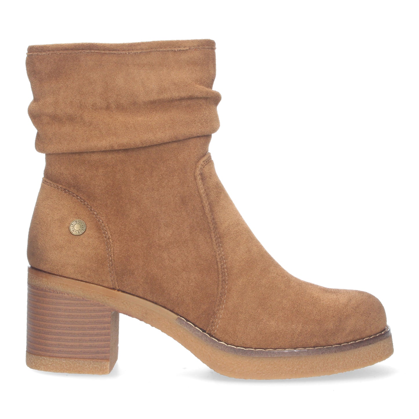 Botin como para mujer  cañaarrugada y d