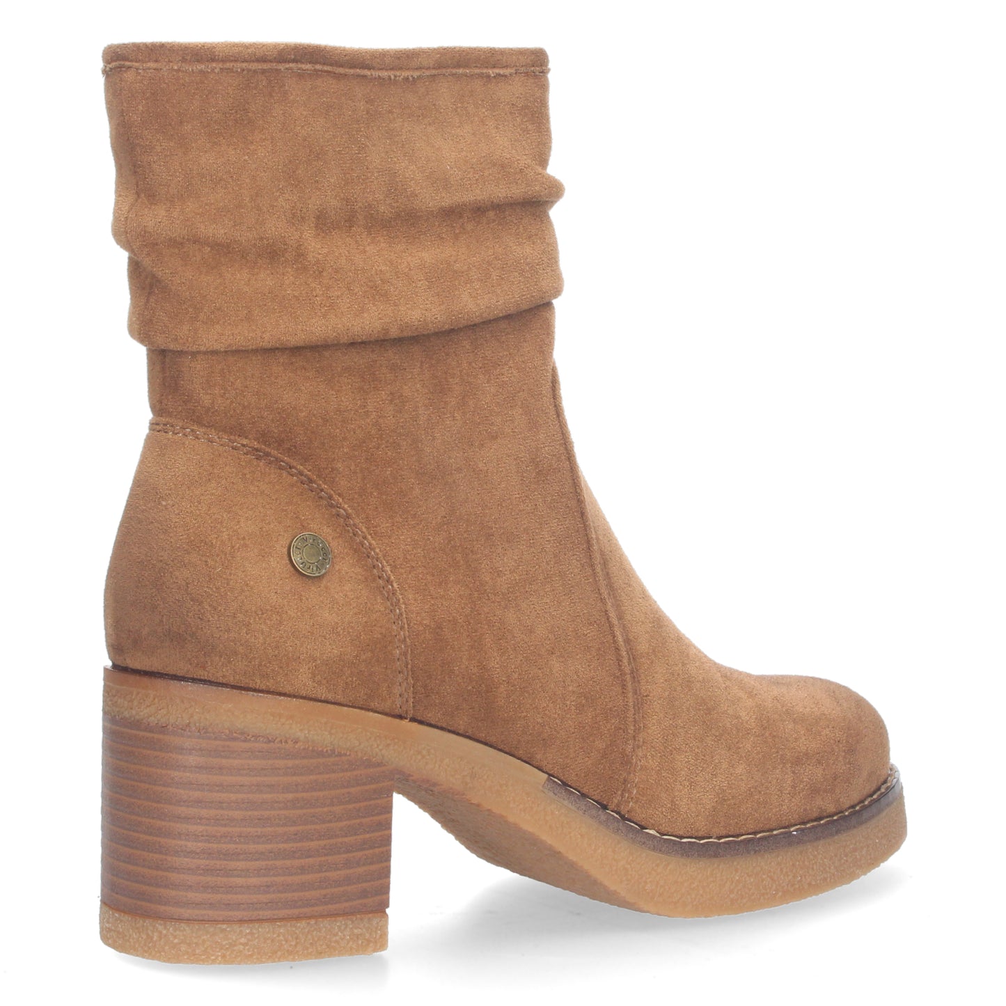 Botin como para mujer  cañaarrugada y d