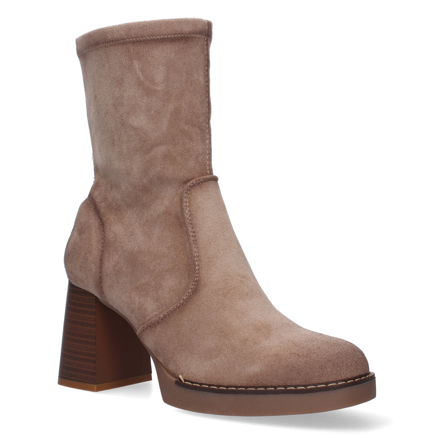 Botin de Tacon Ancho para Mujer punta r