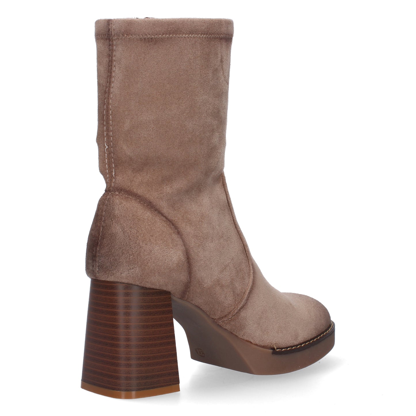 Botin de Tacon Ancho para Mujer punta r