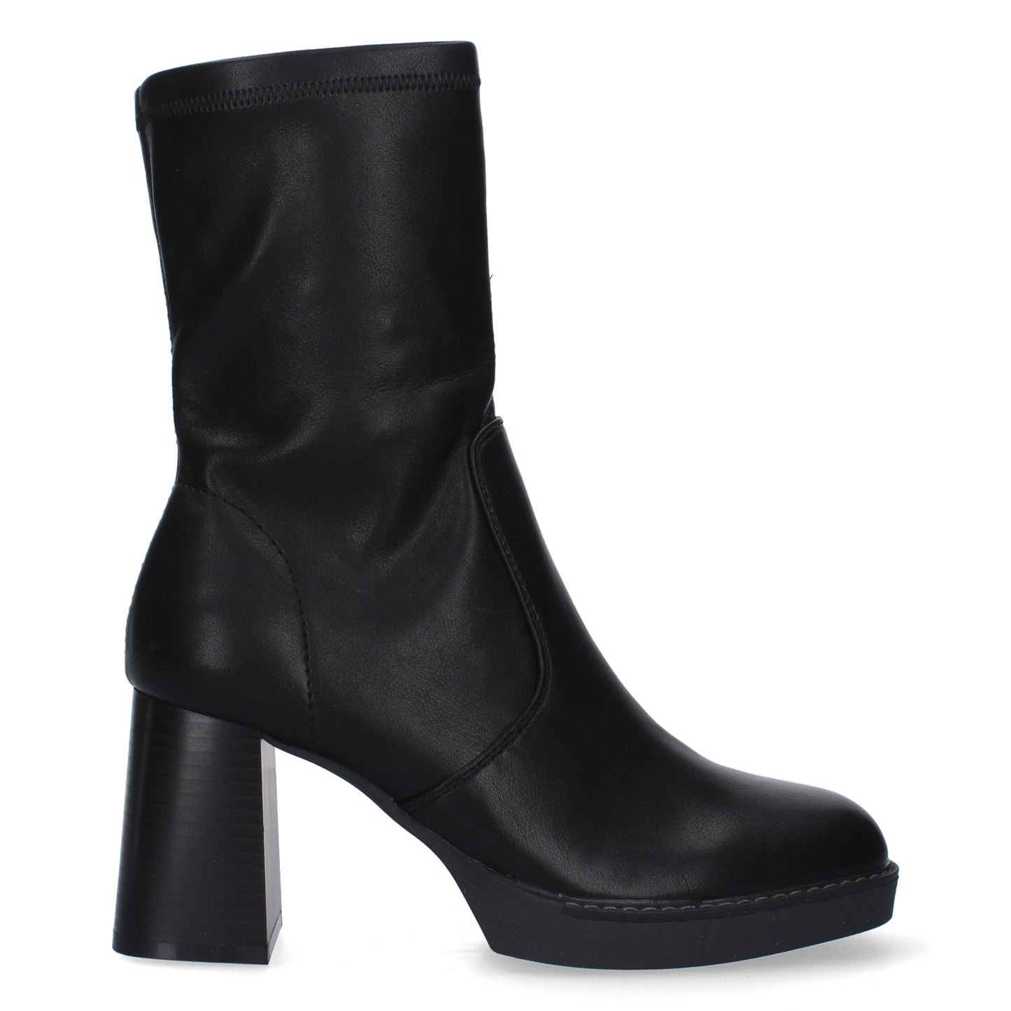Botin de Tacon Ancho para Mujer punta r