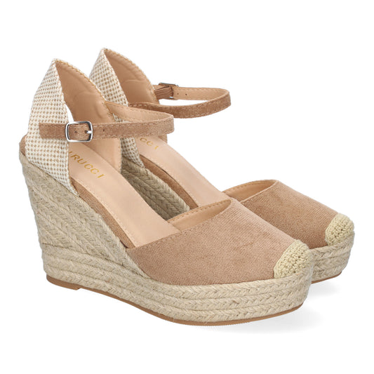 Sandalia de cuña de Yute para Mujer  Comodas y Ele
