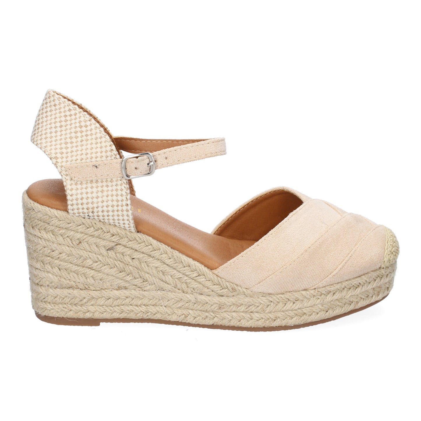 Sandalia de cuña de Yute para Mujer  Comodo y Eleg