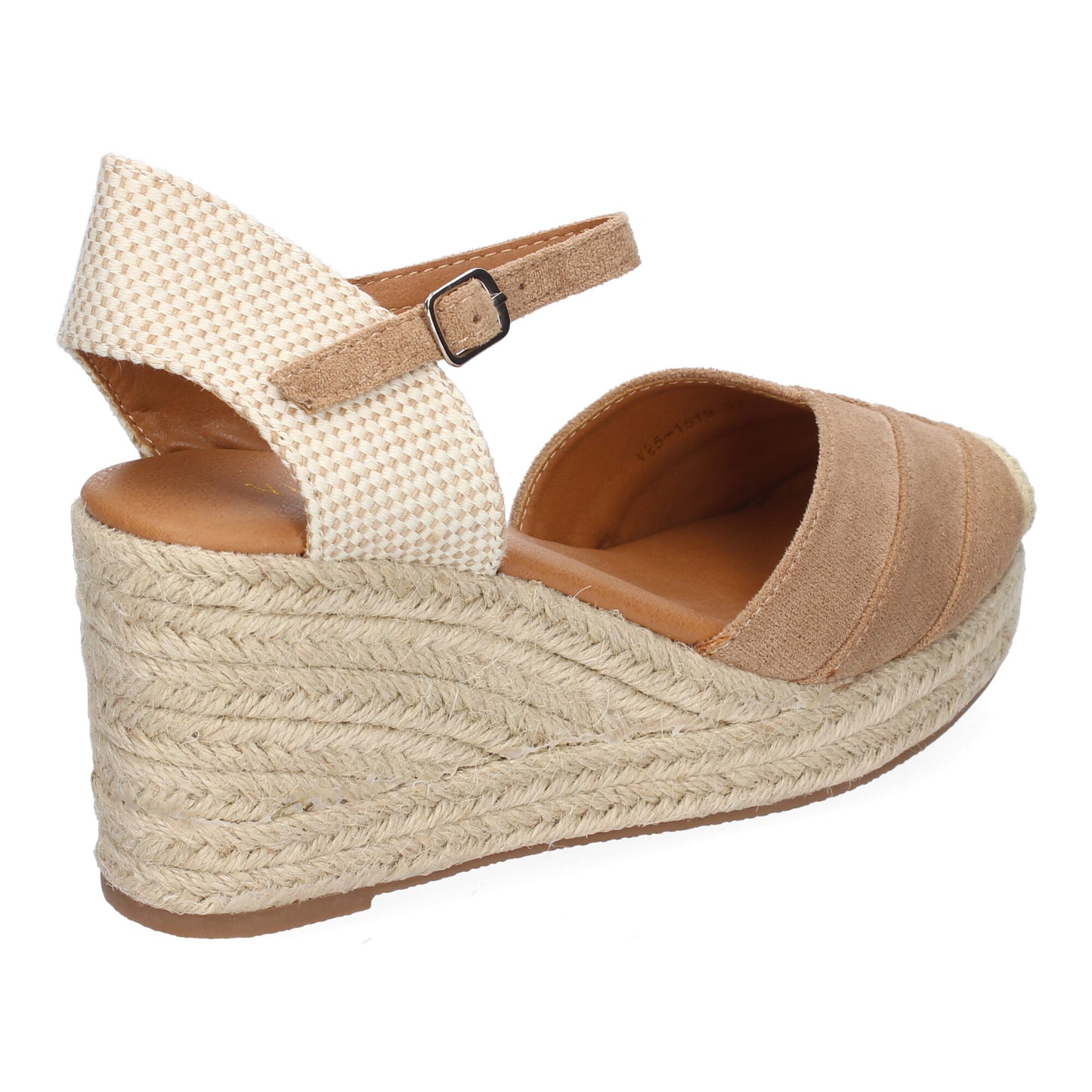 Sandalia de cuña de Yute para Mujer  Comodo y Eleg