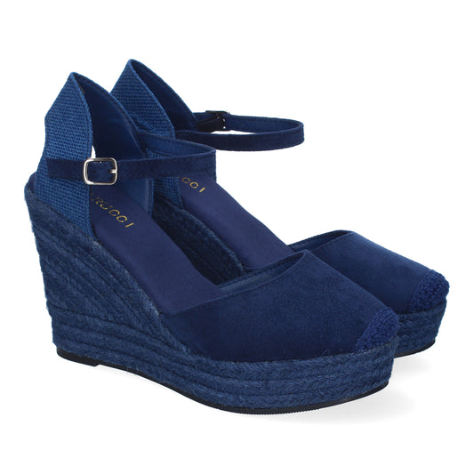 Sandalia de cuña de Yute para Mujer  Comodo y Eleg