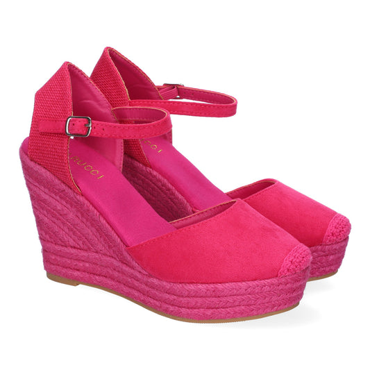 Sandalia de cuña de Yute para Mujer  Comodo y Eleg