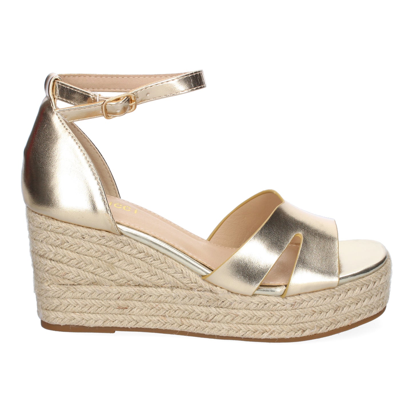 Sandalia de cuña de Yute para Mujer  Comodo y Eleg