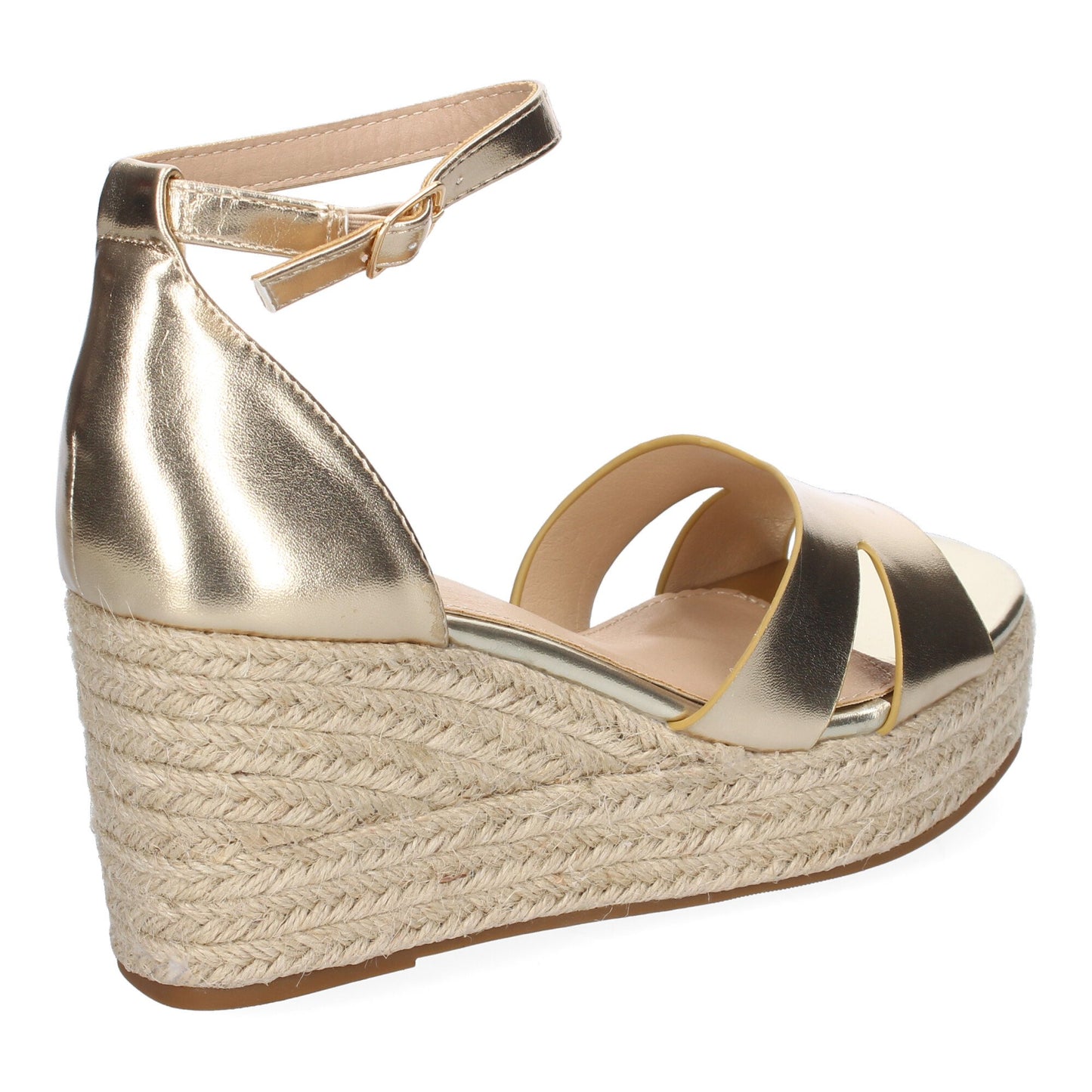 Sandalia de cuña de Yute para Mujer  Comodo y Eleg