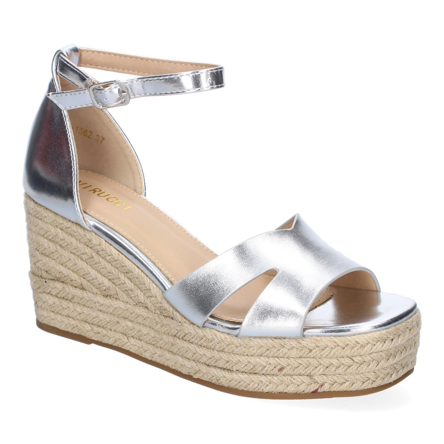 Sandalia de cuña de Yute para Mujer  Comodo y Eleg