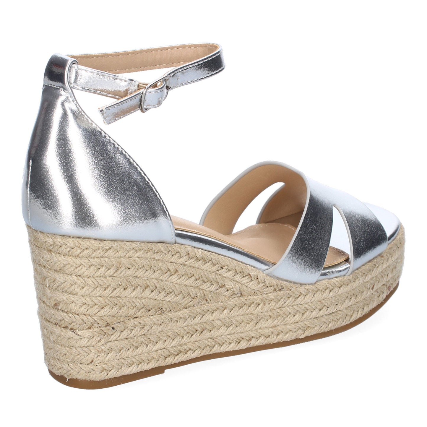 Sandalia de cuña de Yute para Mujer  Comodo y Eleg