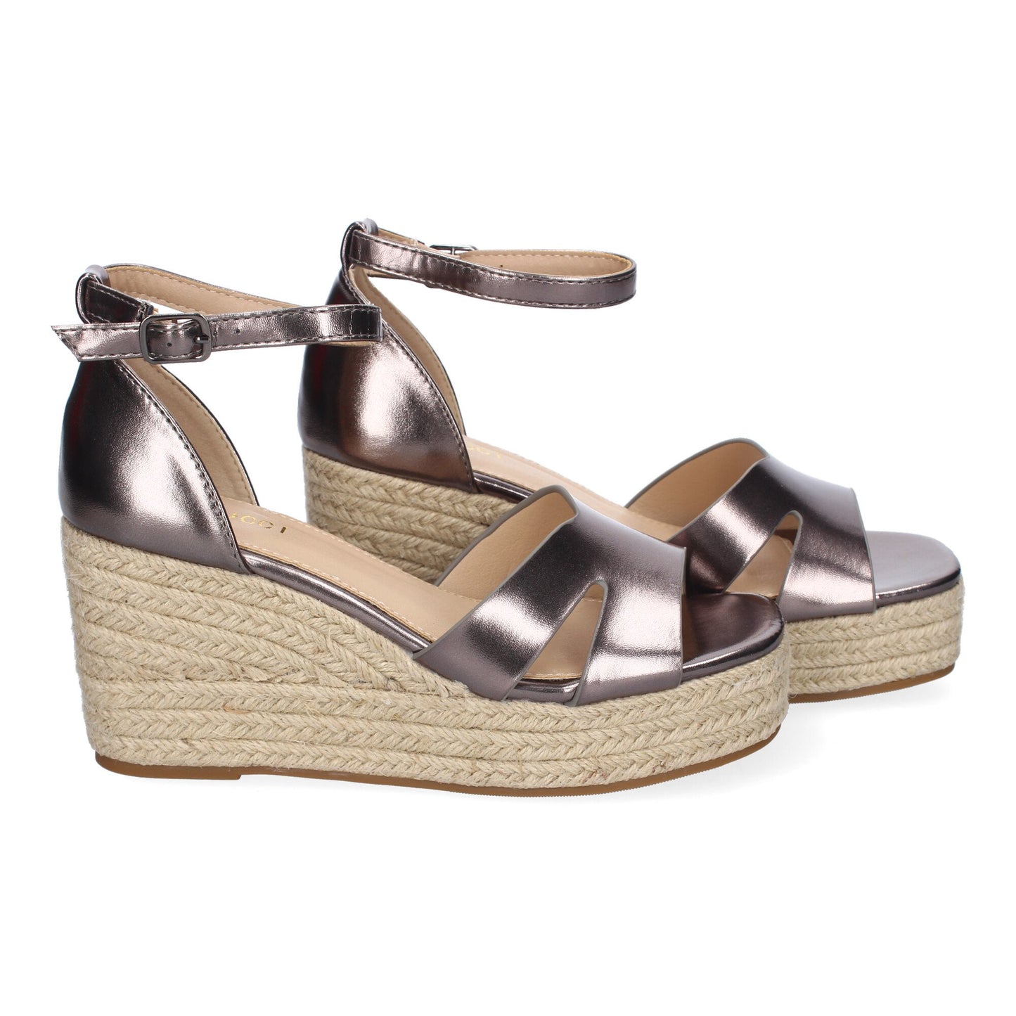 Sandalia de cuña de Yute para Mujer  Comodo y Eleg