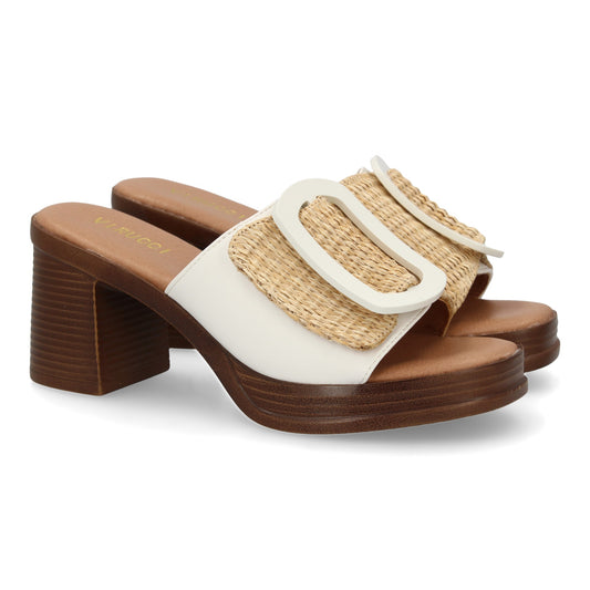 Zueco de tacon comodos y elegantes diseño moderno