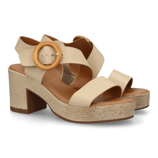 Sandalia de tacon para mujer diseño moderno elegan