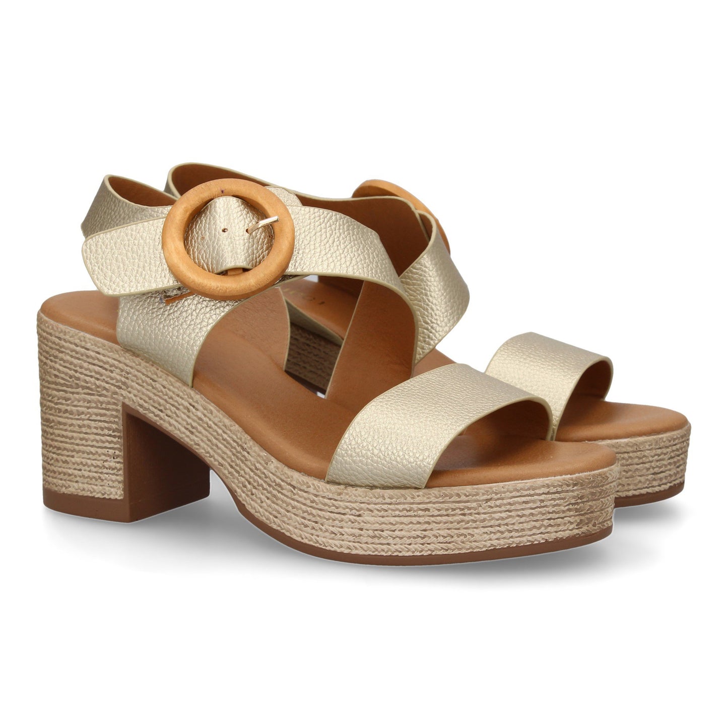 Sandalia de tacon para mujer diseño moderno elegan