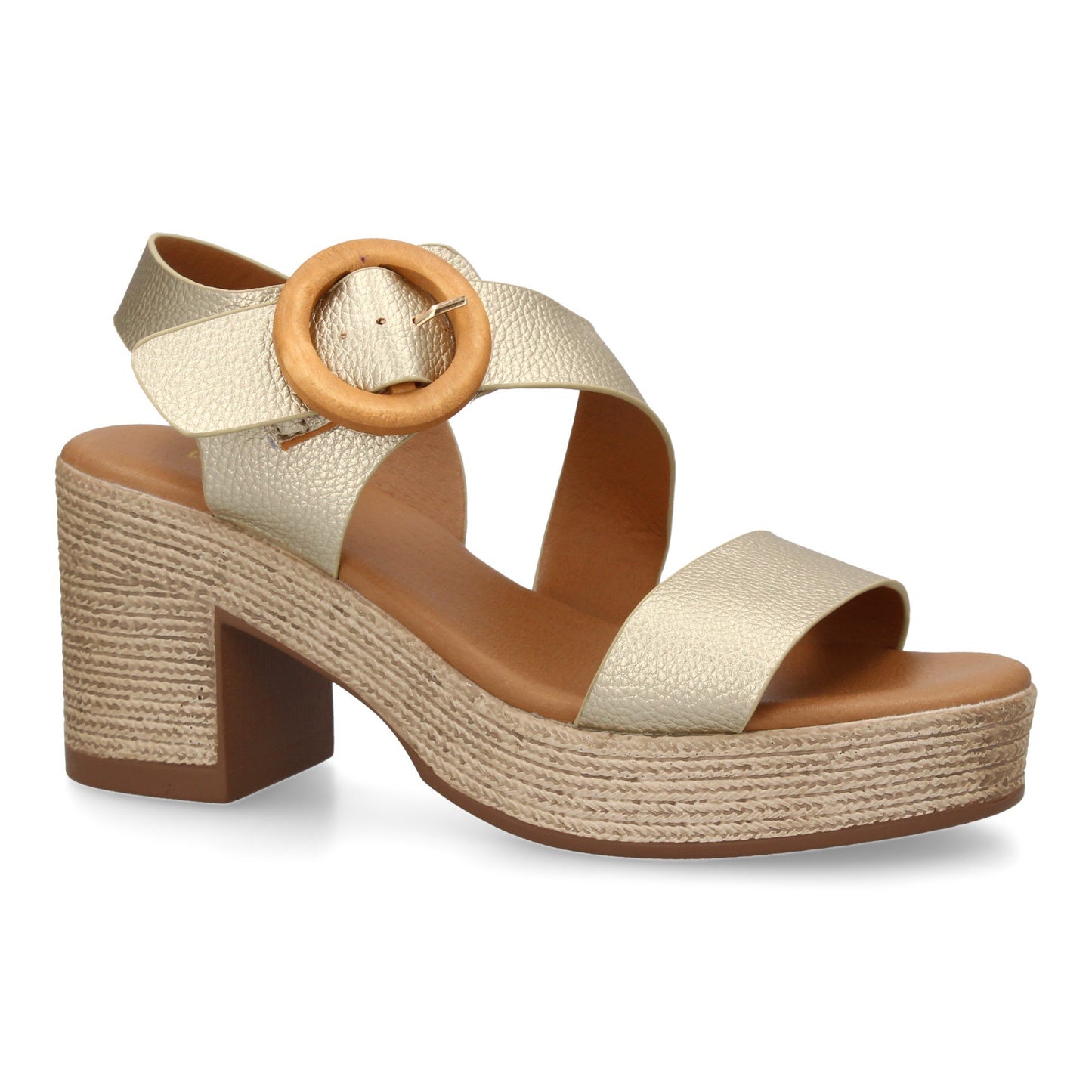 Sandalia de tacon para mujer diseño moderno elegan