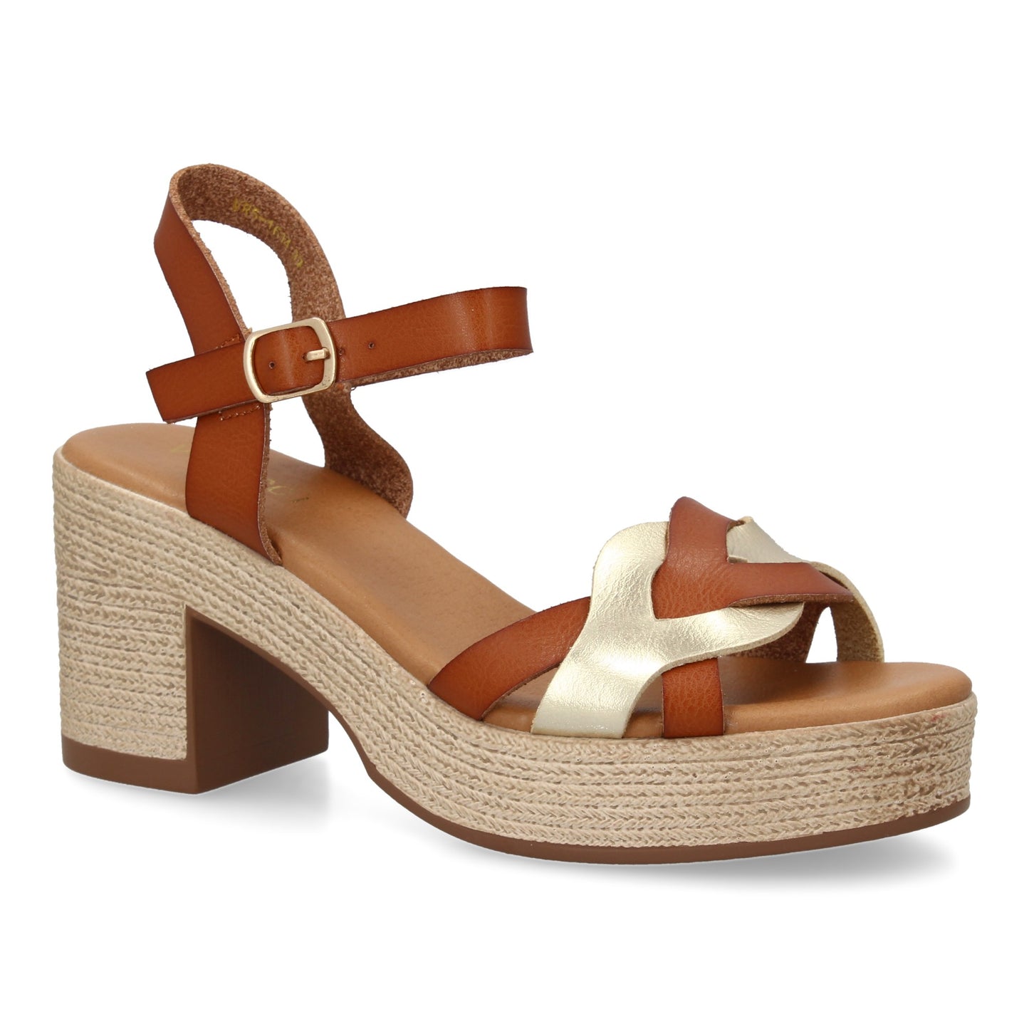 Sandalia de tacon para mujer diseño moderno elegan