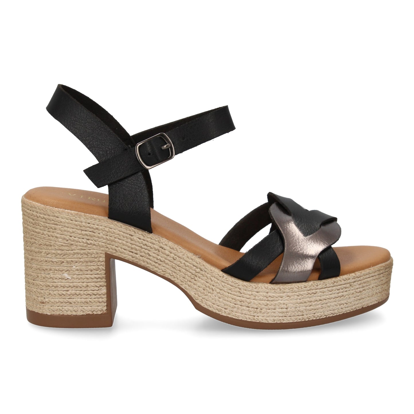 Sandalia de tacon para mujer diseño moderno elegan