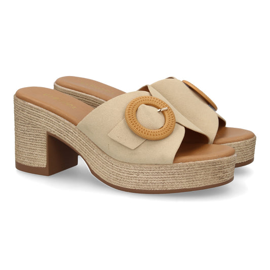 Zueco de tacon comodos y elegantes diseño moderno