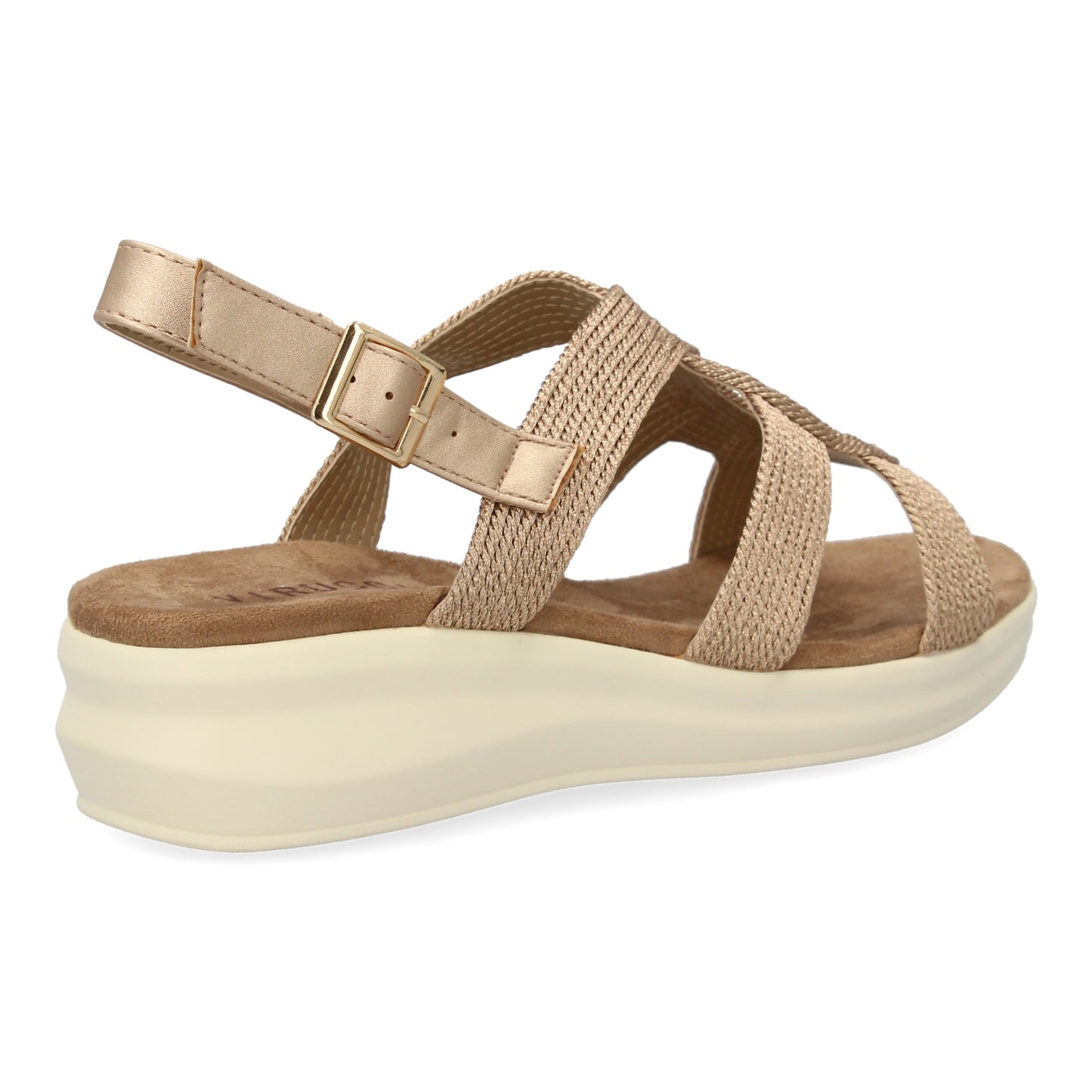 Sandalia plana de mujer comoda y elegante diseño m