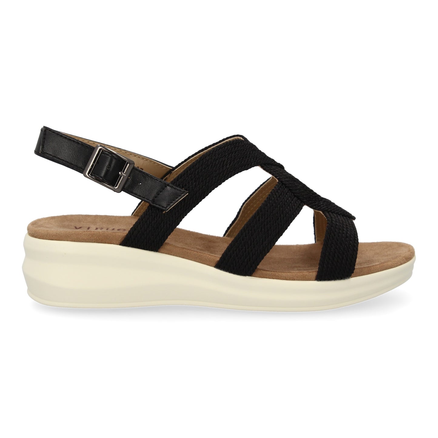 Sandalia plana de mujer comoda y elegante diseño m